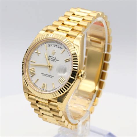 2k gold and white watch rolex